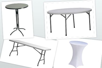 Location de tables rectangle